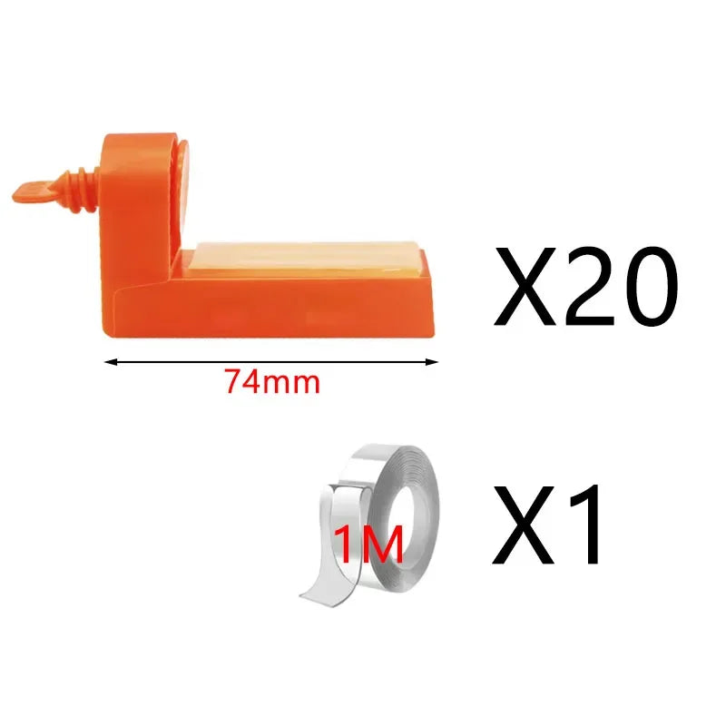 Tile Leveling System Clips & Spacers, 30 Pc Male Angle Set