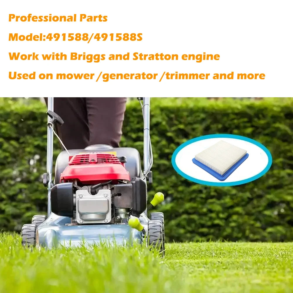 Premium Air Filter for Briggs & Stratton, Toro & Craftsman Mowers