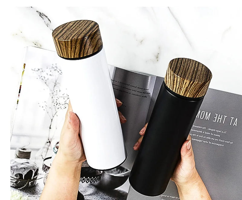 Logo Customize Thermos Mug Coffee Cup With Lid Thermocup Seal Stainless Steel Vacuum Flasks Thermo Mug For Car Water Bottles