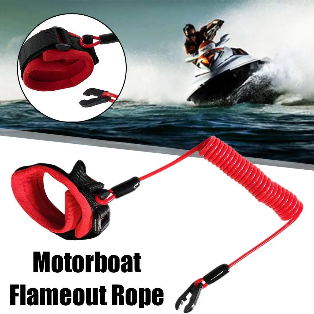 New Boat Safety Lanyard Start Stop Kill Switch Tether Cord For Jet Ski JT900 JT1100 For Most Board Engine Parts Accessories