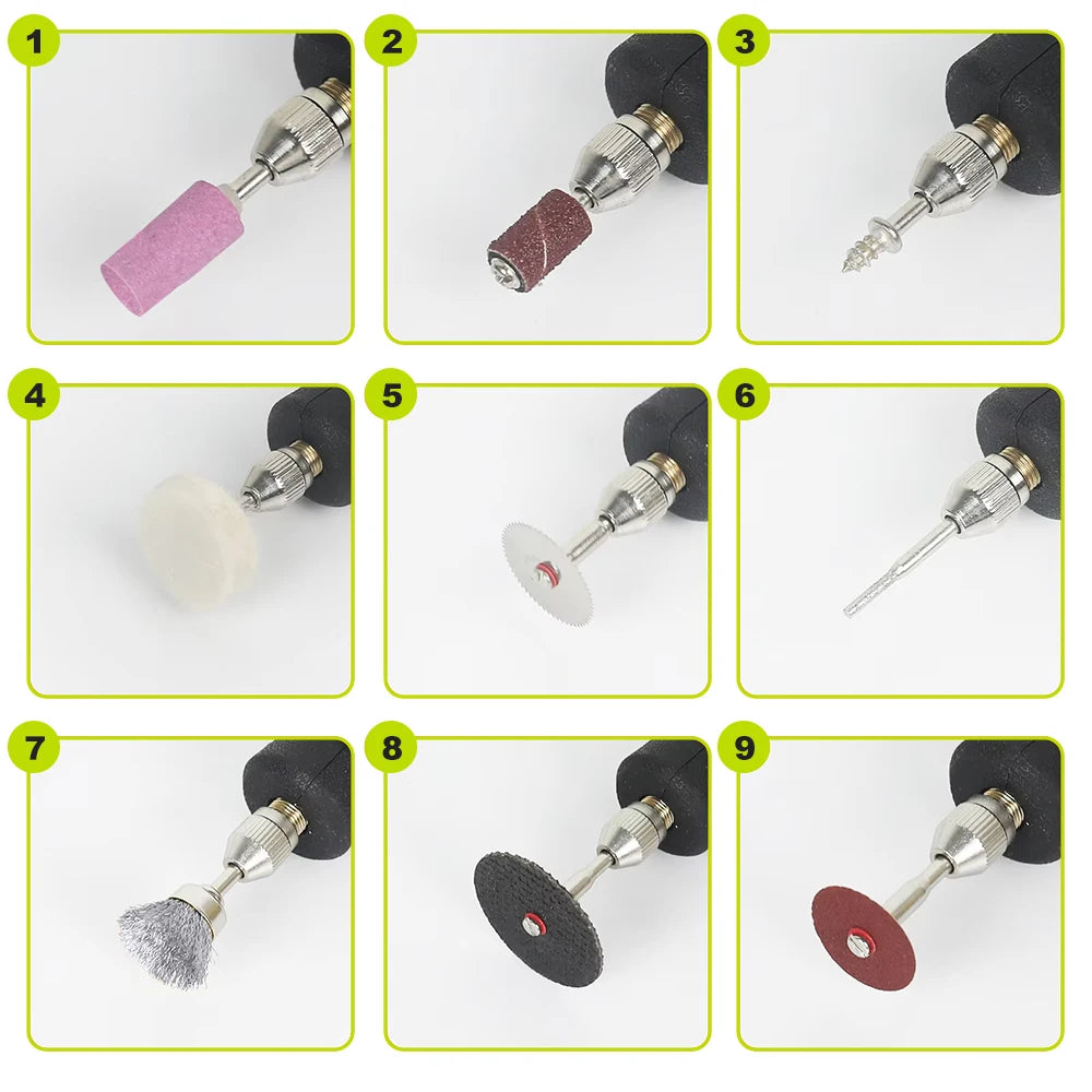 231Pcs Wireless Mini Electric Grinder Rotary Tool Kit 5 Variable Speed USB Rechargeable Engraving Pen for Wood Jade Metal Polishing Cutting Drilling Carving