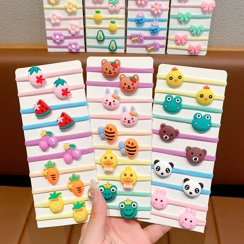 Hair band rubber band children tie hair rope baby girl does not hurt hair rope little girl rubber band