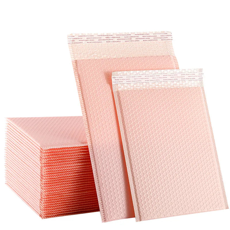 Pearlescent Bubble Mailers Padded Envelopes, Self-Adhesive Waterproof Shipping Bags with Foam Lining for Packaging and Mailing
