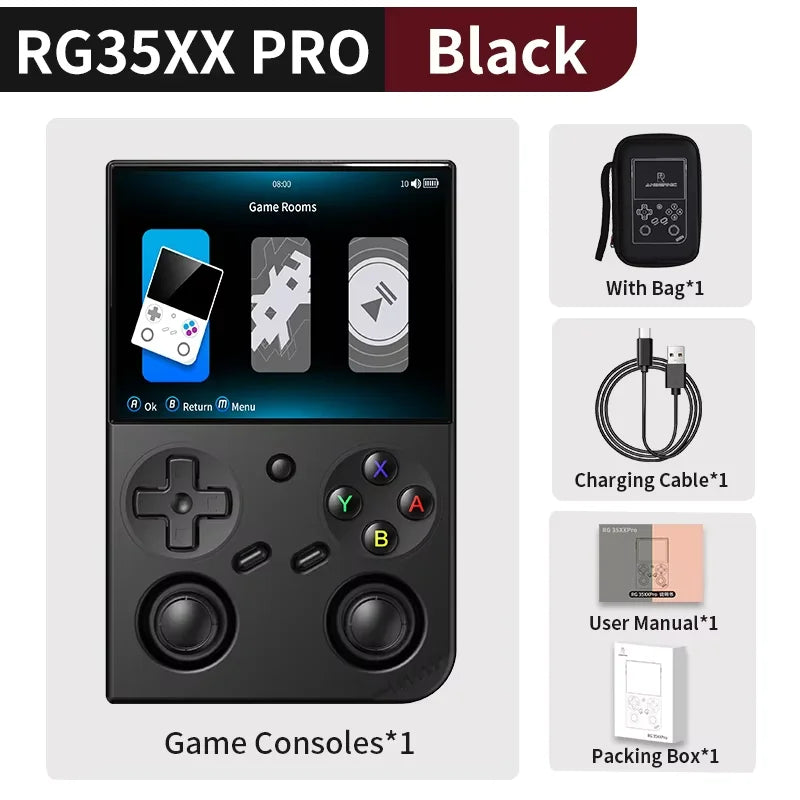 Anbernic RG35XX PRO RG 35XXPRO Retro Handheld Game Console Retro Video Gaming Player Linux 64-bit 3.5IPS Screen3200mAh 256G PSP
