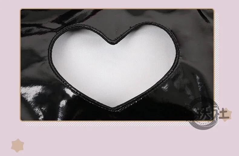 Anime Miku Rabbit Cosplay hole Black Leather Bunny Girl Sexy Cute Halloween Cosplay Costume Headdresses Clothes Bows Girl Wig