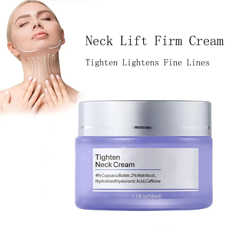 Tighten Lift Neck Cream Firming Lifting Brightens Eliminate Neck Fine Lines Neck Remove Double Chin Rejuvenation Cream Skin Care