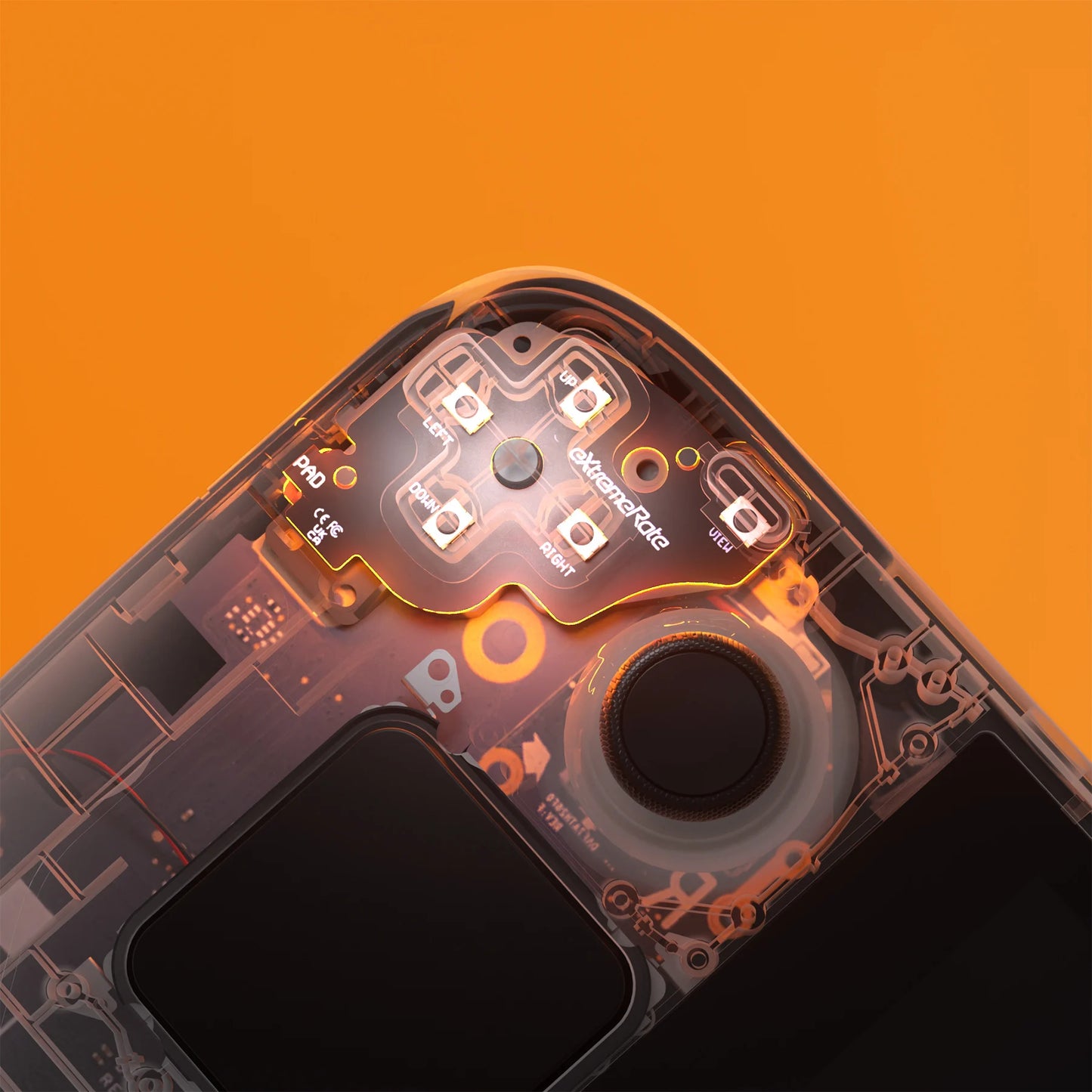 eXtremeRate Face Clicky Kit for Steam Deck OLED Handheld Console, Dpad View A B X Y Menu Keys Face Buttons Mouse Clicky Kit