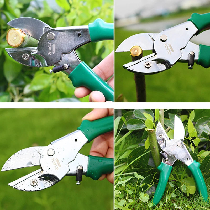 LAOA 8" SK5 Pruning Shears – Garden Fruit Scissors with Spare Blade
