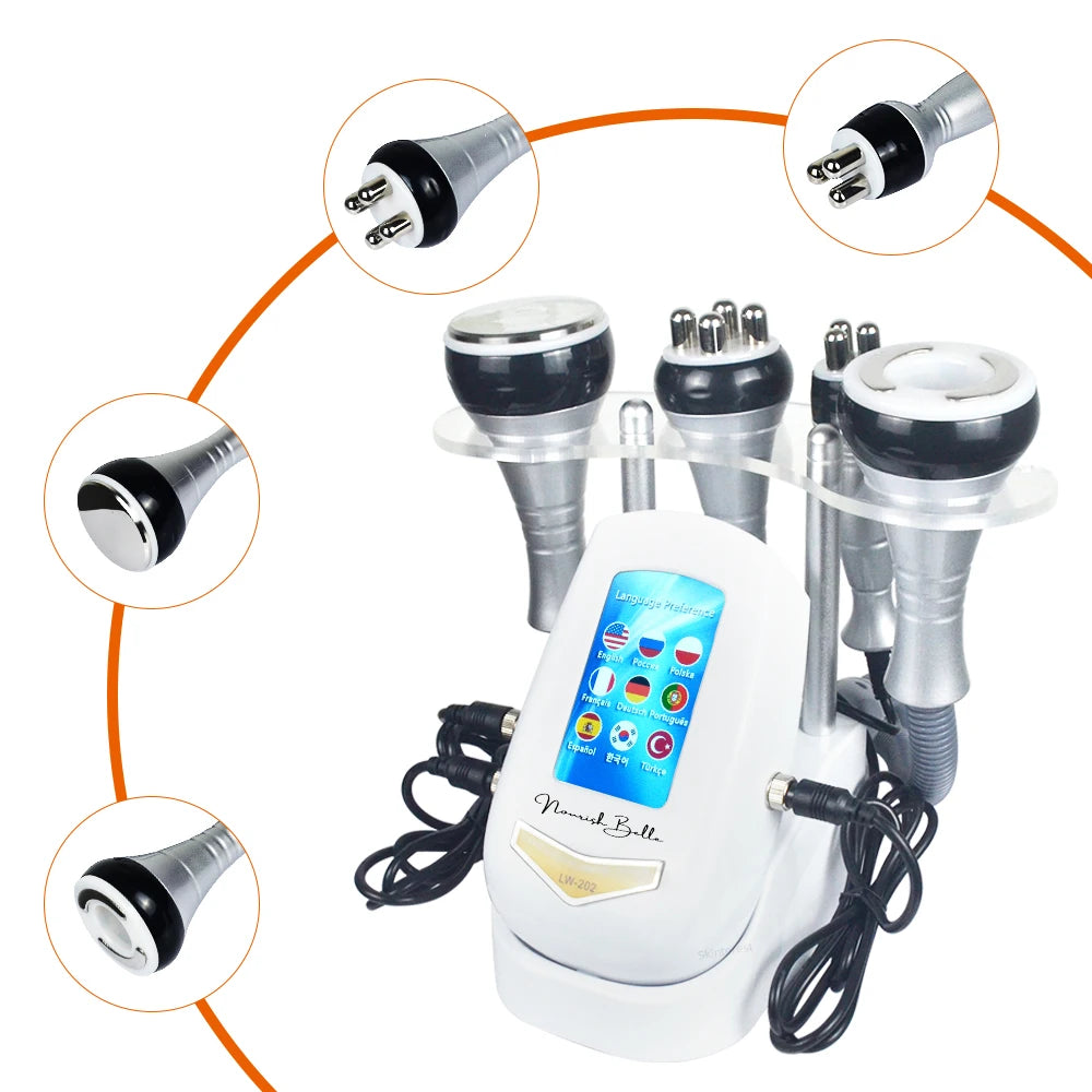 4-in-1 40K Ultrasonic Cavitation Body and Facial Care Machine