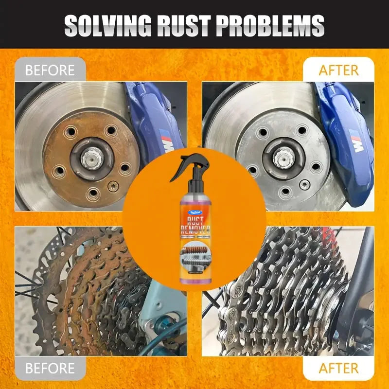 Multifunctional car rust remover used for removing rust providing surface protection on car brake pads iron metal surface 1/3PCS