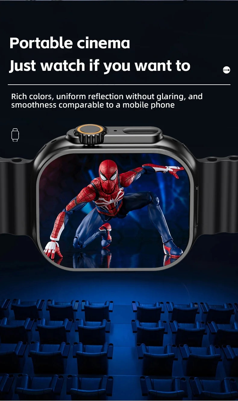 GOLDENSPIKE CD12 Smartwatch Android 12.0 5G LTE Sim Card Rotary Camera 2.26 inch Amoled 490*580 HD Screen 2080Mah Smart Watch