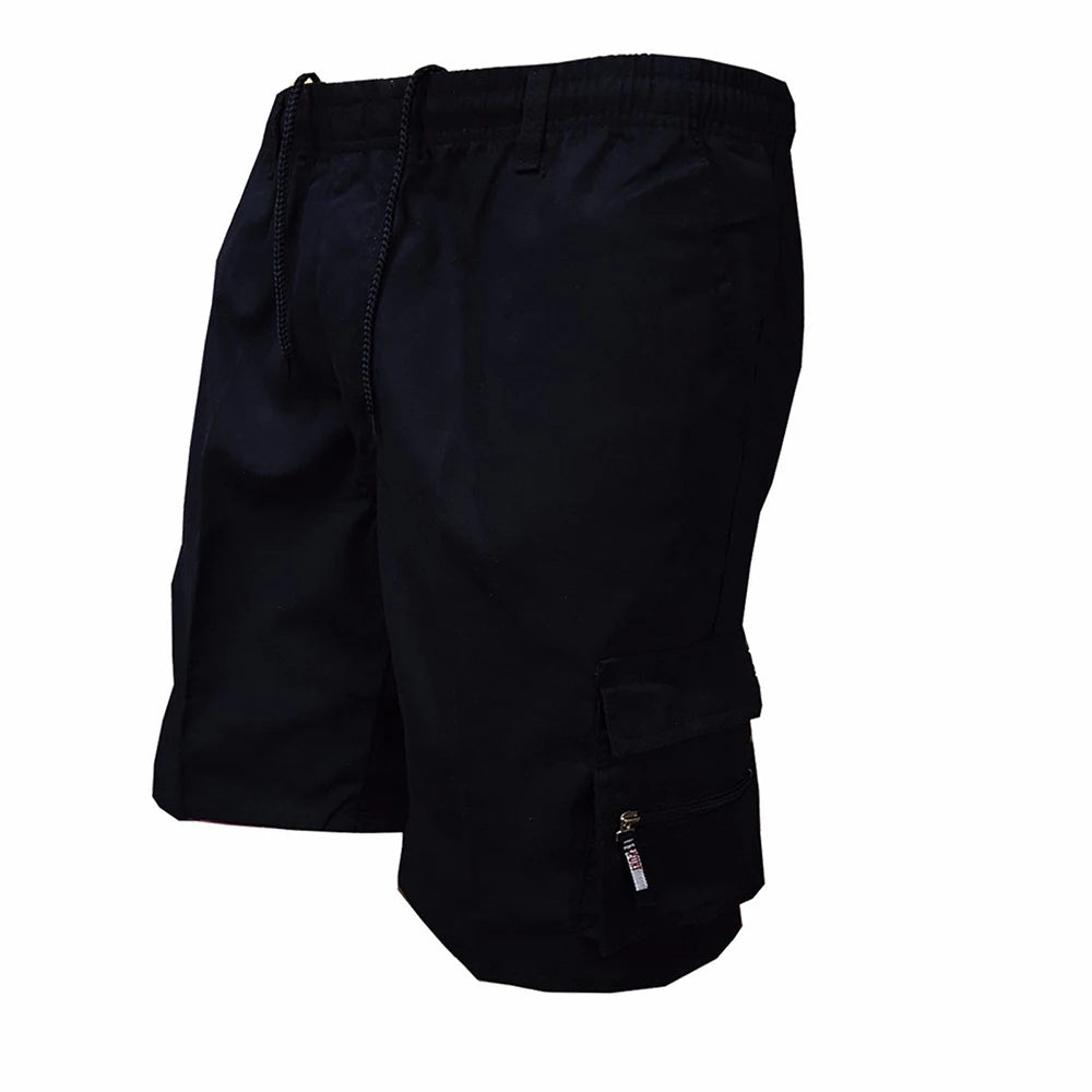 Men Military Tactical Shorts Summer Loose Casual Cargo Shorts Multi Pocket Outdoor Jogging Sweatpants Hiking Pants