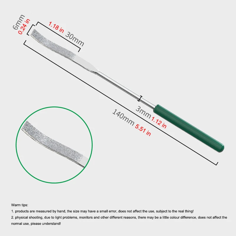 1 PCS Special-Shaped Diamond File Rust Removal Deburring Grinding Tool for Jewelry Metal Ceramic Glass Stone Craft Hand Tools