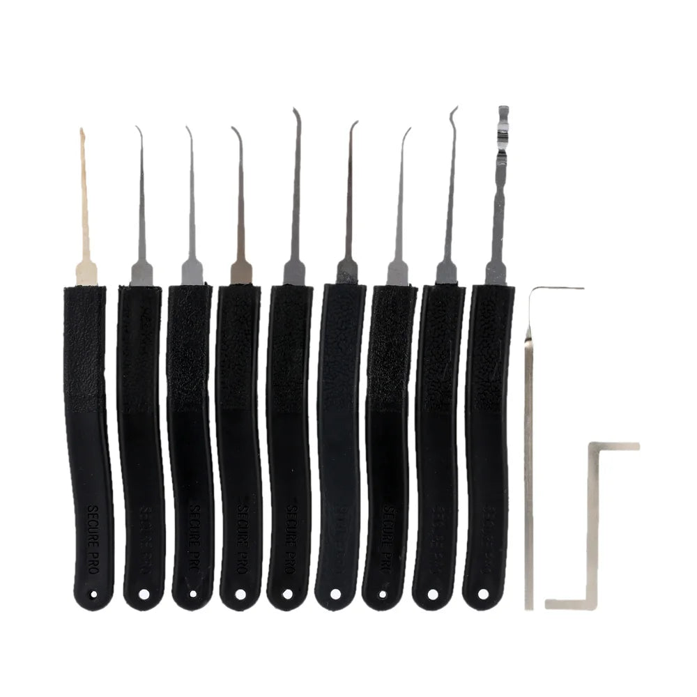 Door Lock Pick Quick Opener Tools Set Professional Locksmith Tool with 2 Little Wrenches Home \u0026amp Living