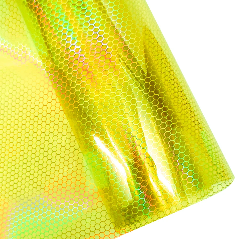 Car Laser Honeycomb Headlights Taillight Lamp Vinyl Wrap Automobile Headlight Tint Waterproof Film Fog Light Taillight Stickers