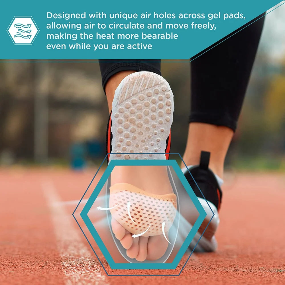 2PCS Silicone Gel Insoles Toe Separator Thumb Valgus Orthopaedic Foot Protector Bunion Adjuster Hallux Guard Feet Care Cushion
