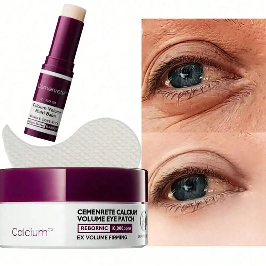 Calcium Volume Multi Balm+Eye Patch 60ea Korean Skin Care Cosmetics With Collagen Extract Elasticity Eye Shiel DSkin Repair