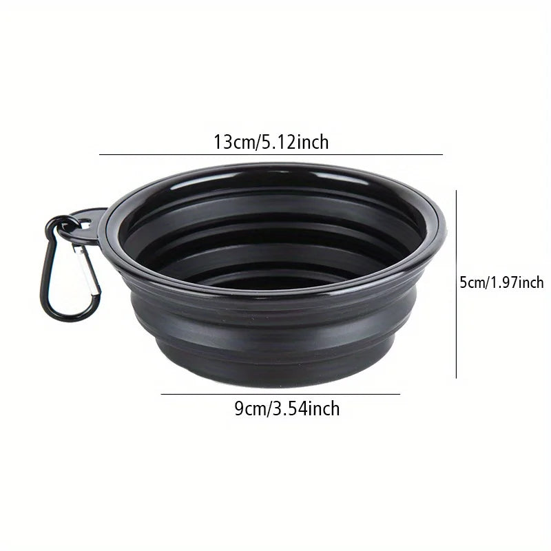 Collapsible Silicone Dog Bowl - Portable Travel Water Bowl – photo 8