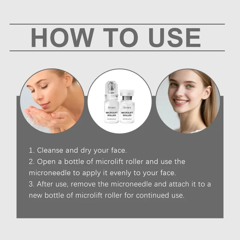 Micro Infusion Serum Kit 0.25mm Needle At Home Facial Beauty Tool Radiant Smooth Revitalizing Skin Care