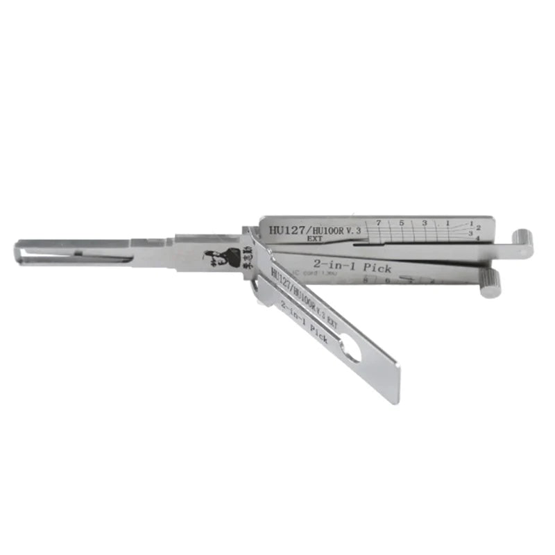 Original Lishi 2-in-1 HU66 HU100 HON66 HU100R HU92 HY22 TOY2 TOY48 HU101 HU162T-8 lishi Pick Tool  Door opening tool Stainless s