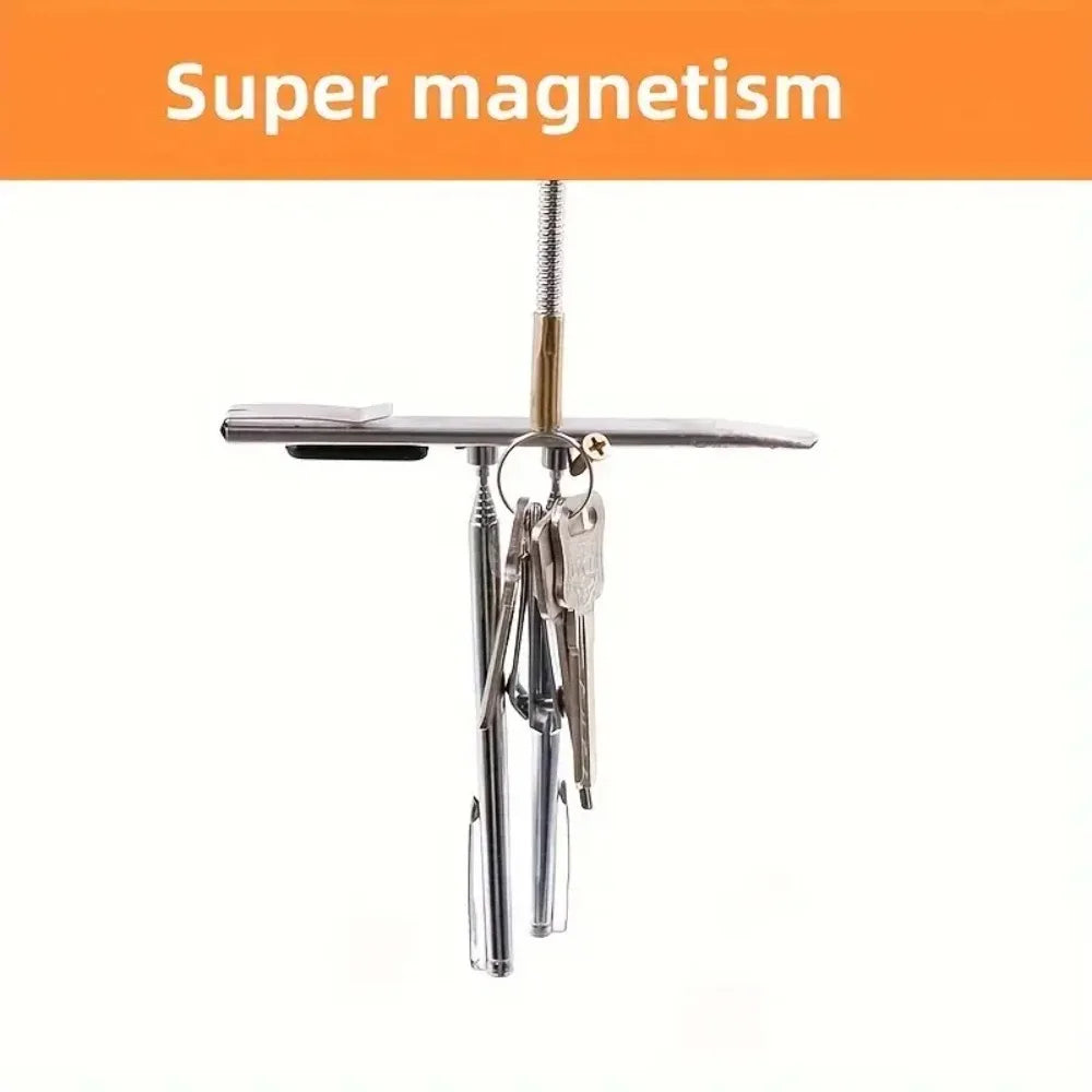 Flexible Magnetic Pickup Tool with Strong Suction Rod - Bendable for Auto Repair/Sink Drain & Multi-Purpose Use
