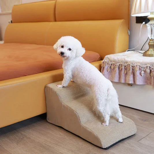 Removable 2 or 3 Step Dog Stairs - High Bed Ramp