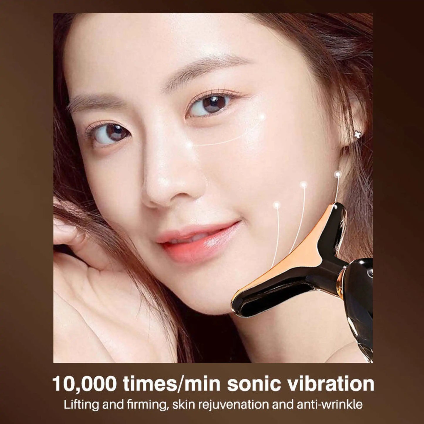 Face Lifting Device Neck Facial Eye Massage Introducer Microcurrent Skin Rejuvenation Anti Aging Beauty Device Face Massager