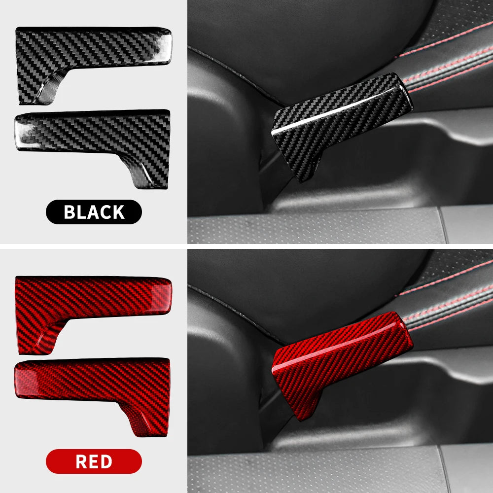 Real Hard Carbon Fiber For Subaru BRZ Toyota GR86 2021 2022 2023 2024 LHD RHD Car Trim Panel Sticker Dry Carbon Accessories
