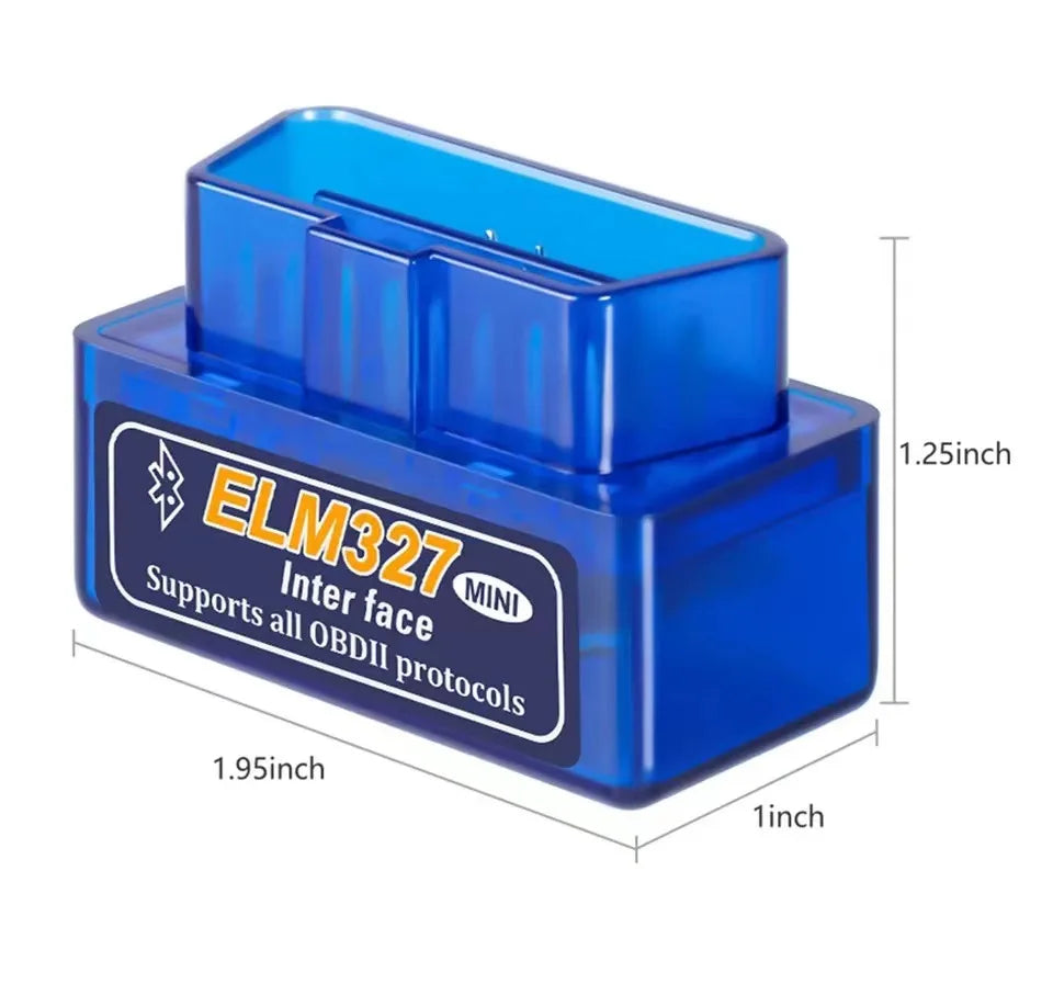 Mini ELM327 Bluetooth OBD2 Diagnostic Scanner (V1.5)