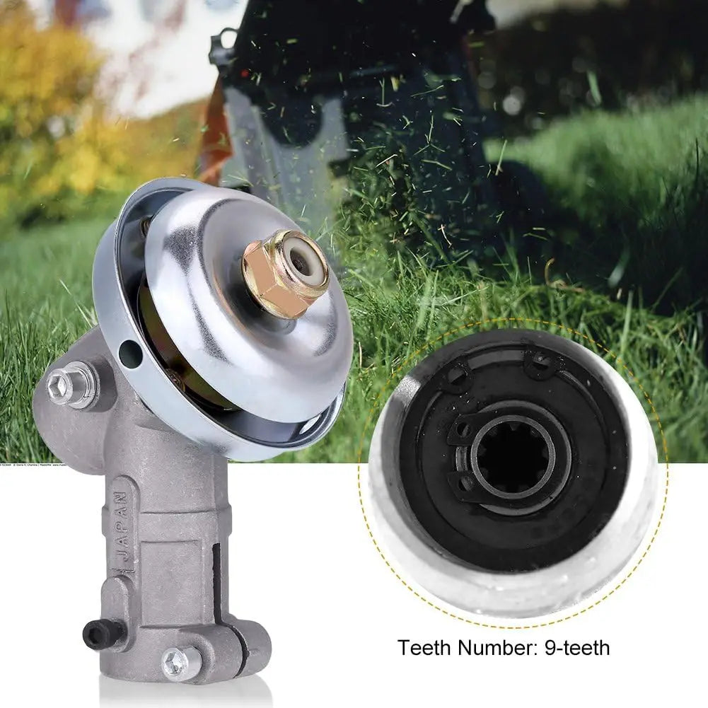 26mm/28mm 9 Tooth Trimmer Gearbox Gearhead Brushcutter Grass Trimmer Replace Gear Head Lawn Mower Parts Gardening Tool