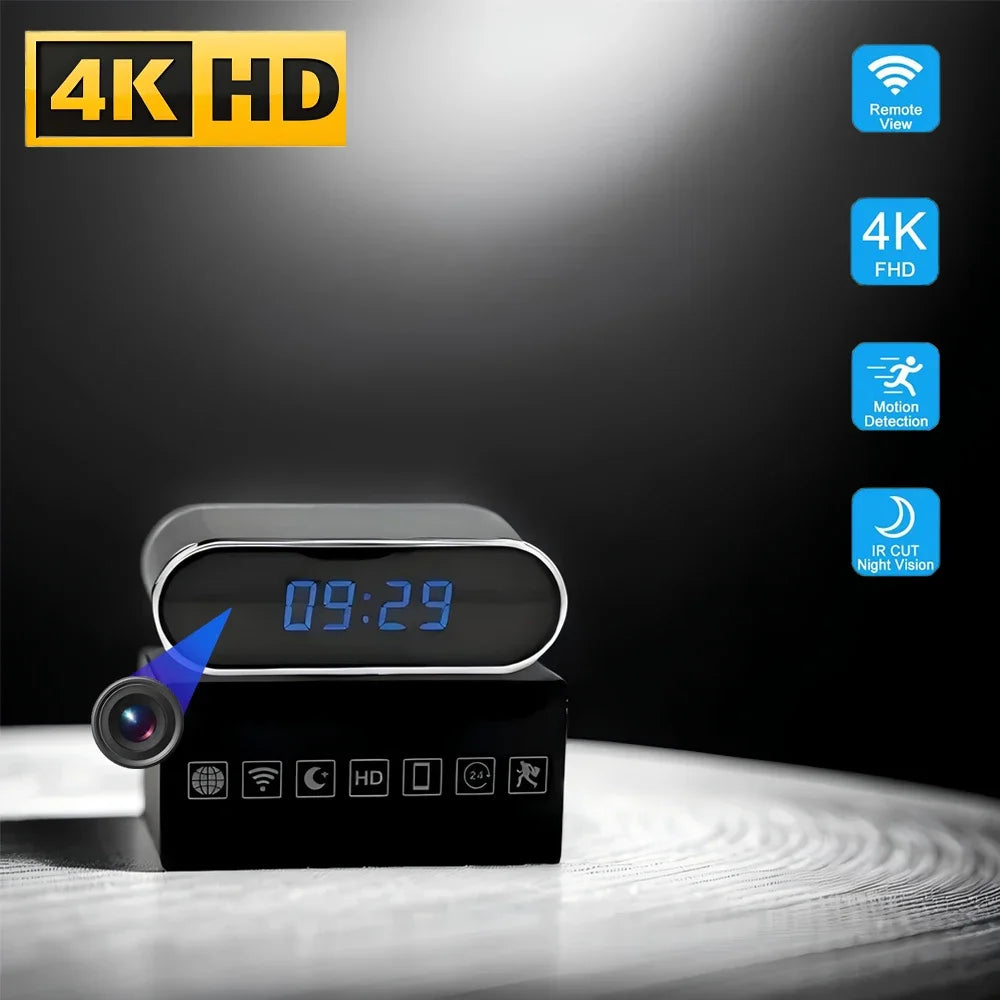 4K Mini WiFi Home Camera — Night Vision & Remote Viewing