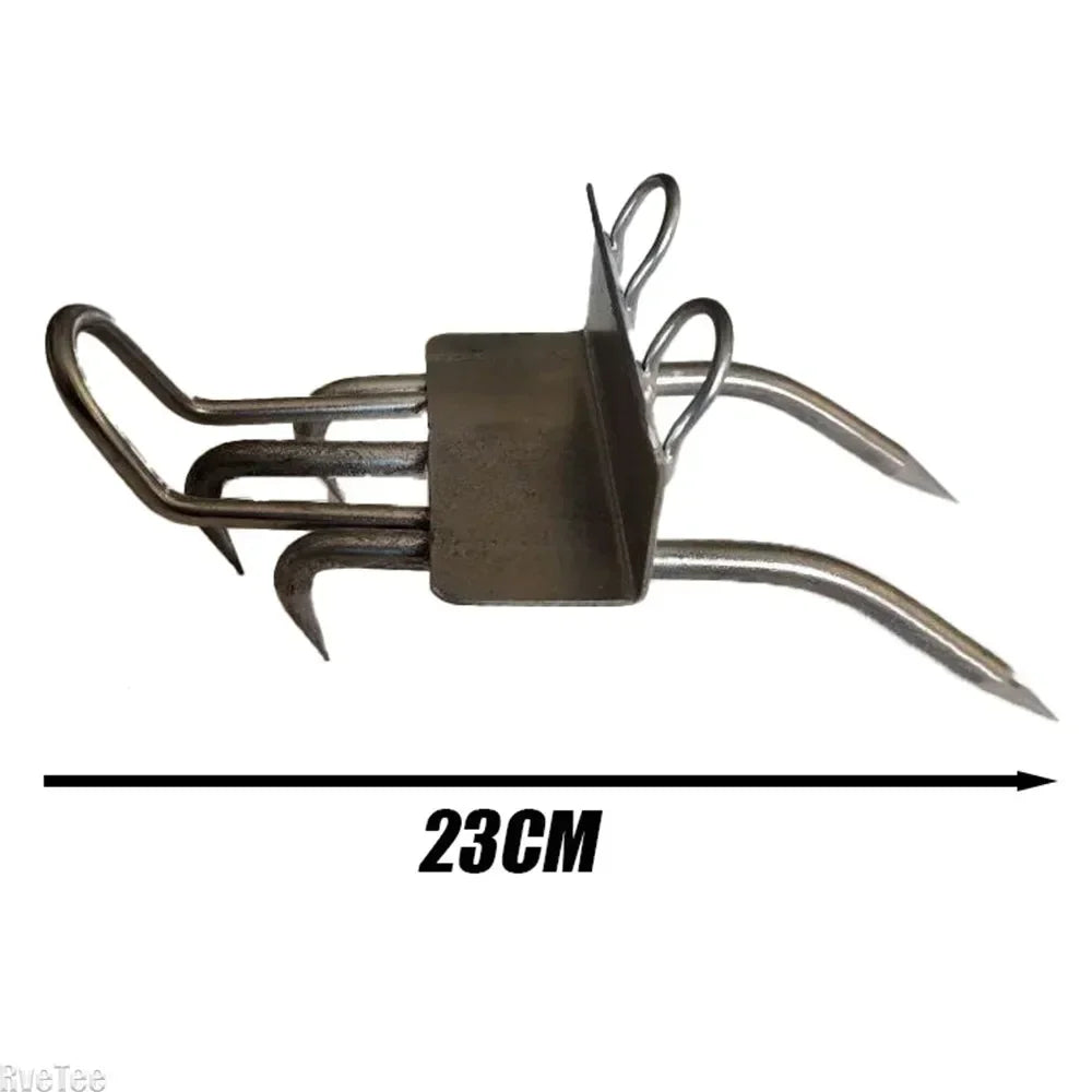 Tree Climbing Spikes — 5-Claw Steel Pole Climbing Gaffs, Adjustable