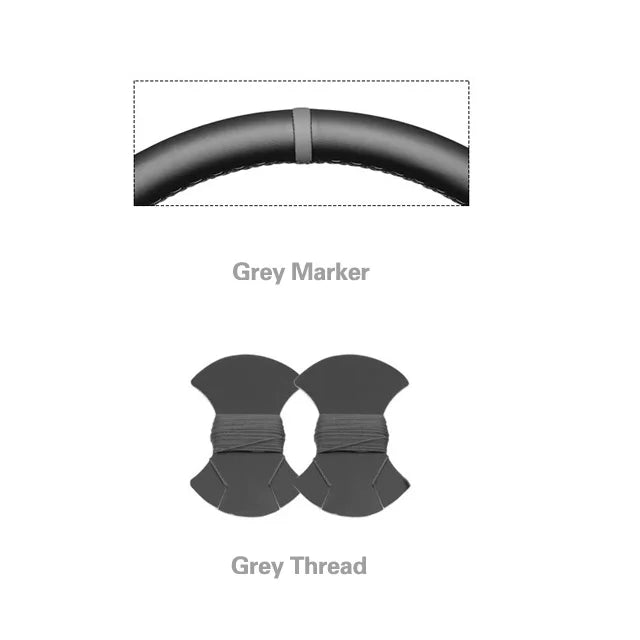 Black Faux Leather Car Steering Wheel Cover For Chevrolet Silverado 1500 Avalanche Blazer K 1500 Chevy Van Tahoe 1999-2002