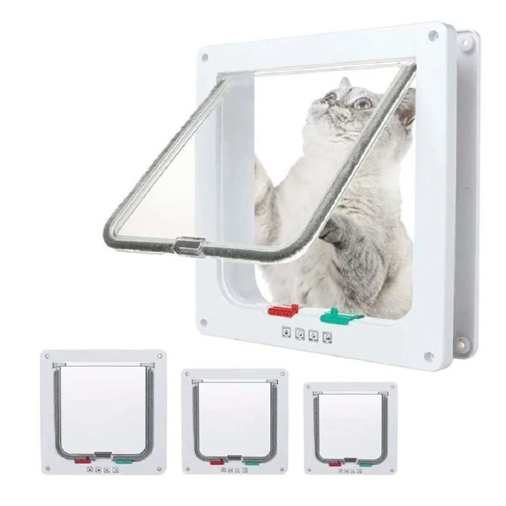 Two-Way Cat Flap Door - Scratch-Resistant Easy-Fit Pet Door – photo 3