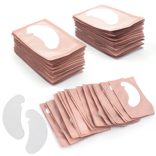 Hydrogel Eye Pads for Eyelash Extensions – U-Shape, 50 Pairs