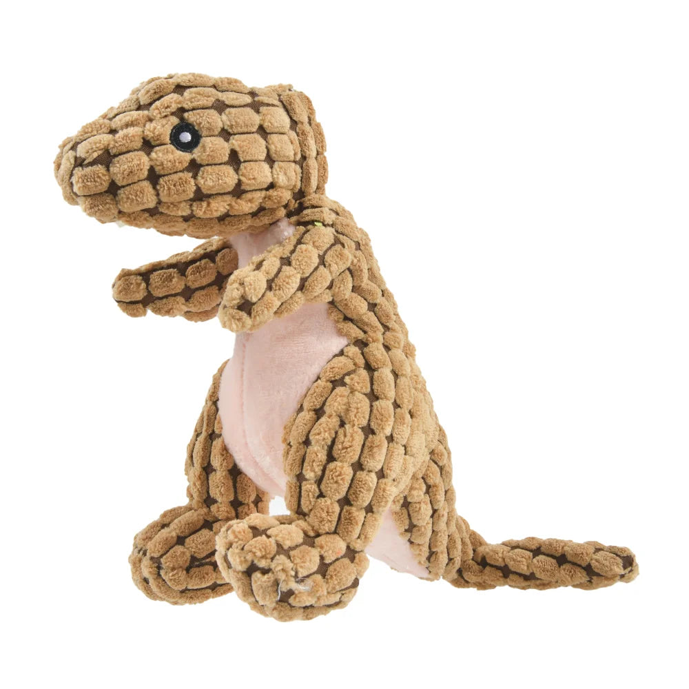 Plush Animal Squeaky Dog Toys - Tiger, Penguin, Fox & More - photo 2