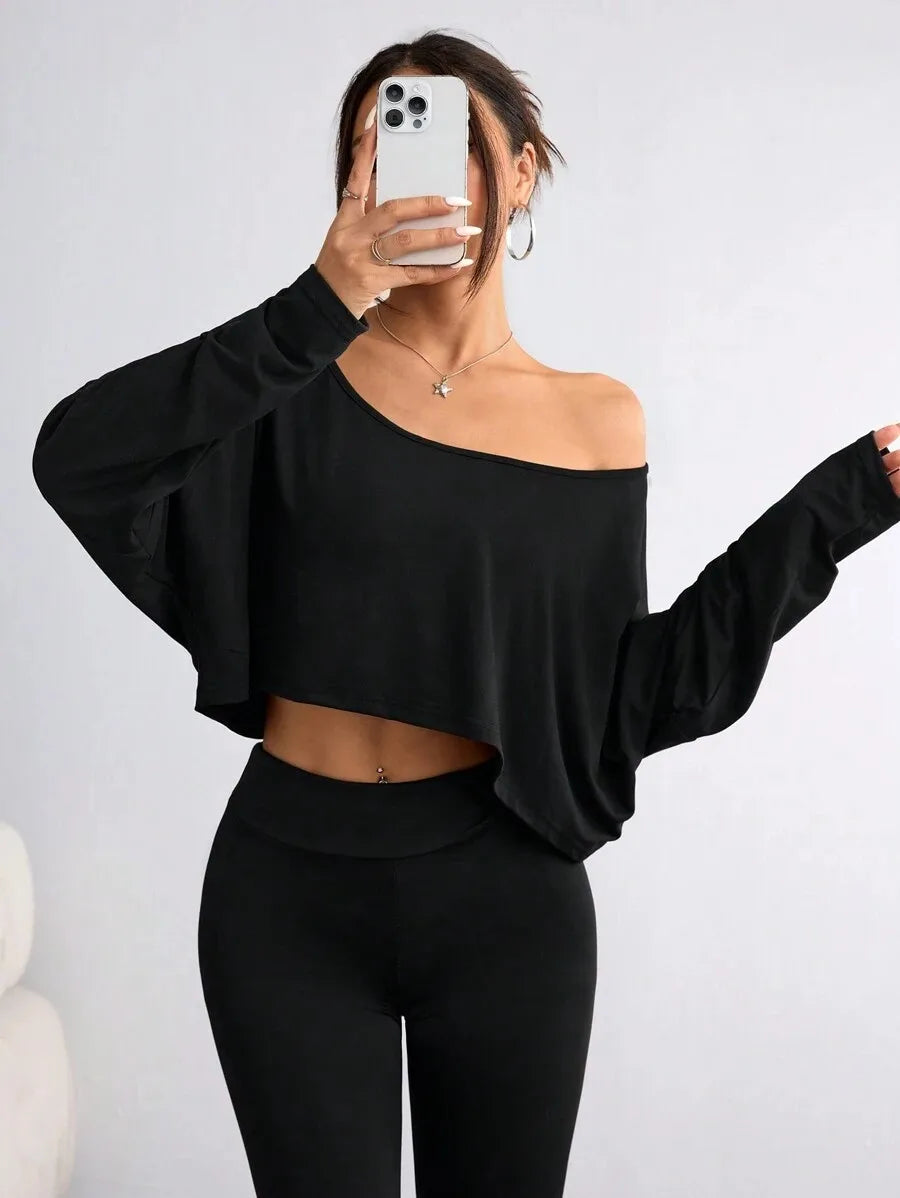MMAlto Women's Asymmetrical Neck Sleeveless Knit Top – Casual Stretch Tee