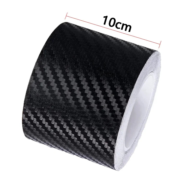 Nano 3D Carbon Fiber Car Door Sill Protector Strip – Waterproof Bumper Tape & Body Protection Film 1–10M