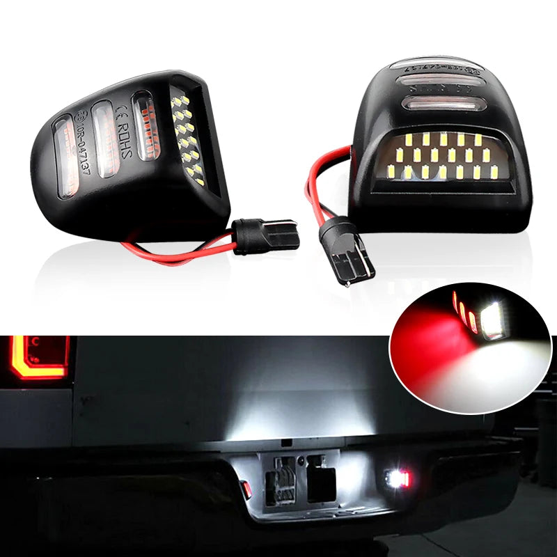 LED License Plate Lights (2-Pack) — Chevrolet Suburban, Tahoe & GMC Sierra / Yukon