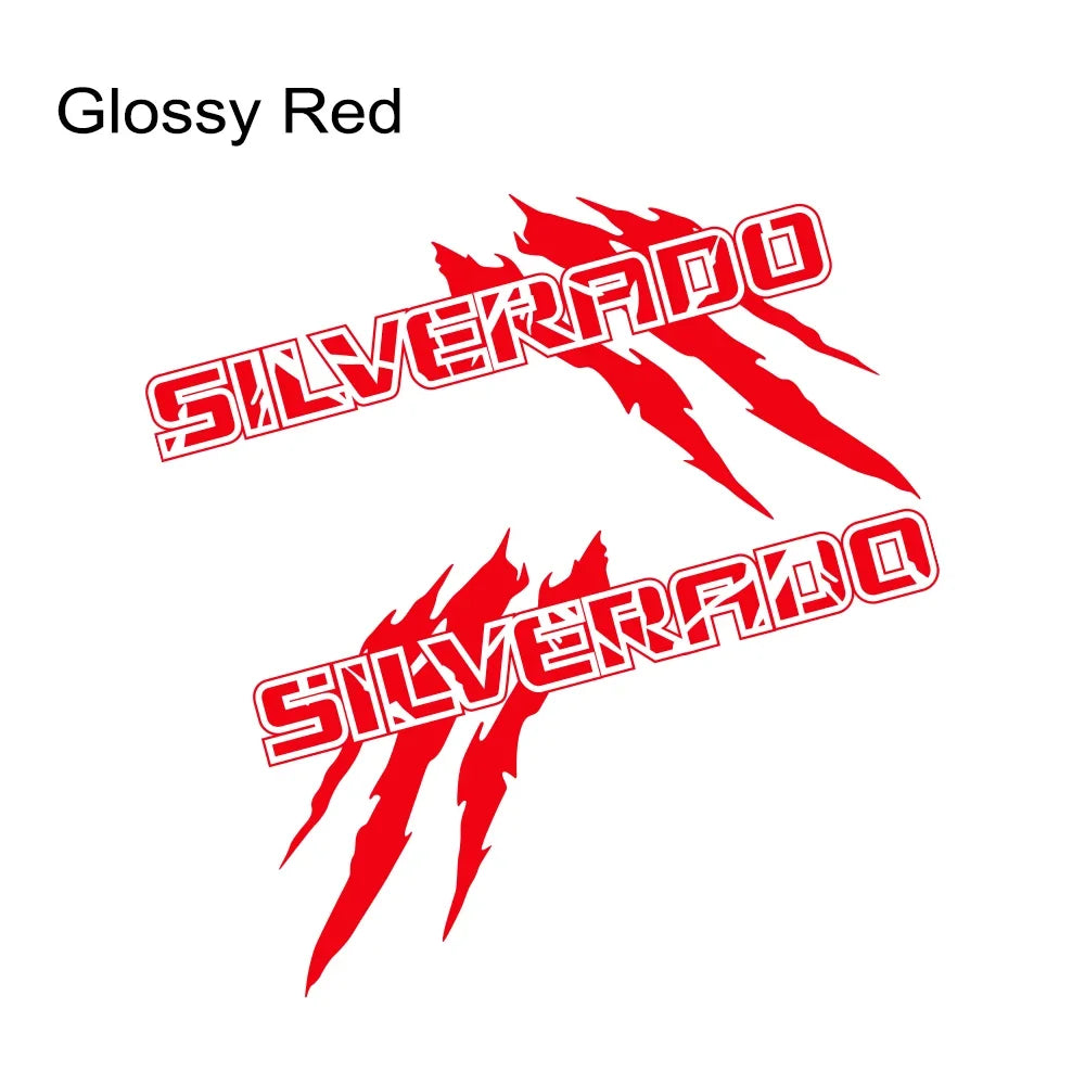 Car Sticker For Chevrolet Silverado 1500 2500 Z71 S10 Pickup Truck Bed Graphics Claw Styling Decor Cover Decal Auto Accessories