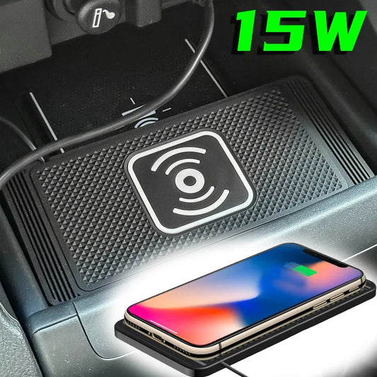 Car Wireless Fast Charger Mount for iPhone & Samsung