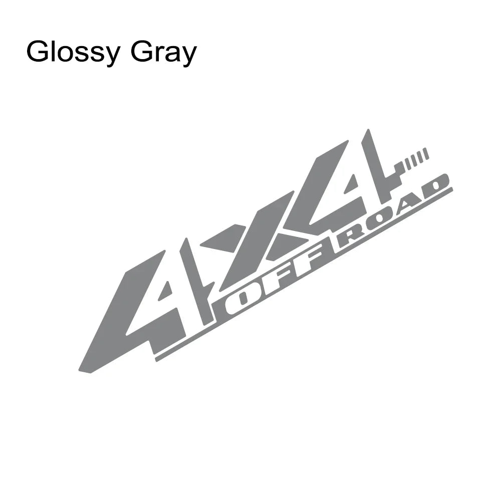 4x4 Off-Road Vinyl Decals (Pair) — Universal Fit for Pickups & Trucks