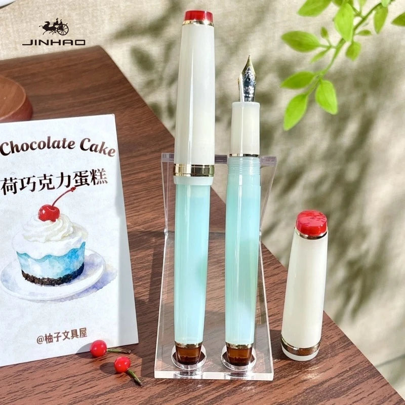 JINHAO 82 Limited Edition Colors Fountain Pen Macaron Color Gold Clip EF/F/M Calligraphy Pen Stationery Office School Supplies