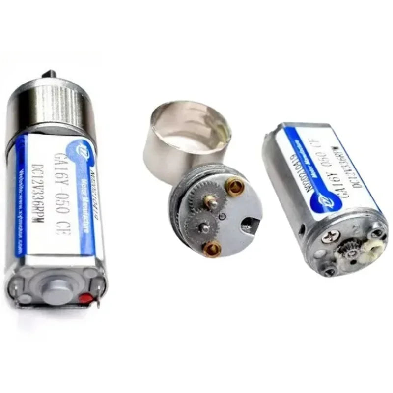 1PC DC 6V 12V Gear Motor 12-923RPM CW CCW Speed Reduction Gearbox Motor JGA16-050 Electric Engine DIY Accessories Car Boat Model