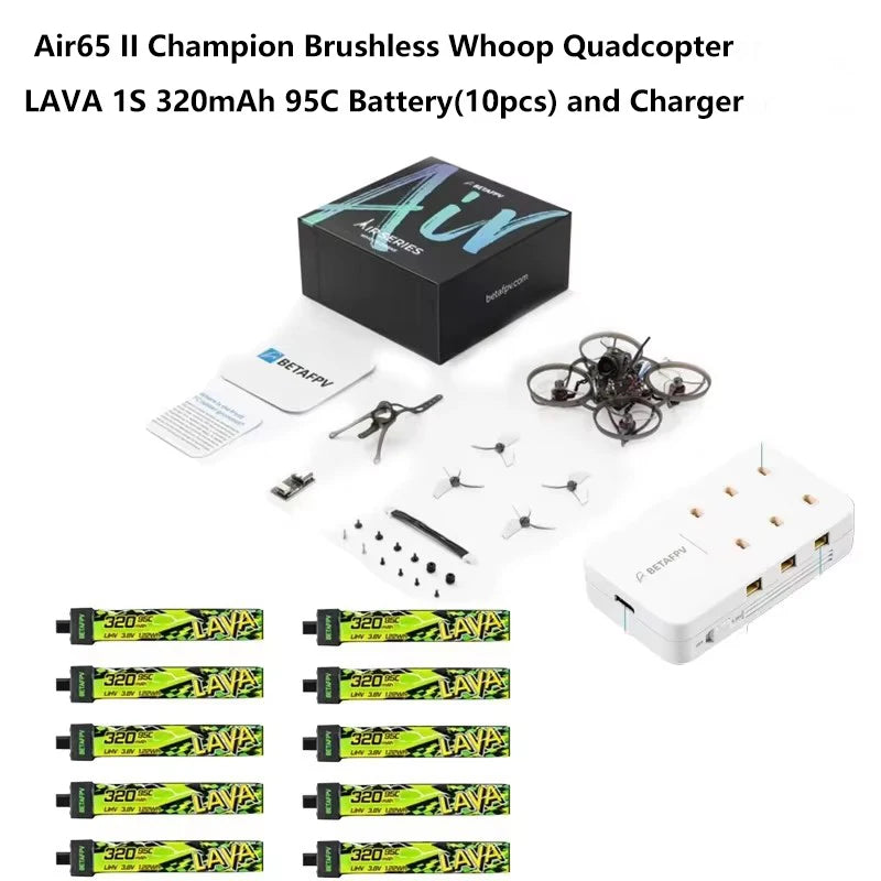 BETAFPV Air65 II Matrix FC 5in1 V2 Brushless Whoop Quadcopter For LAVA 1S II 320mAh Battery/Champion/Racing/Freestyle Drone NEW