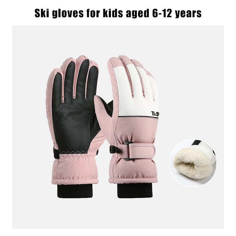 Kids Snow Gloves - Anti-Slip Winter Ski Gloves for Boys and Girls - photo 9