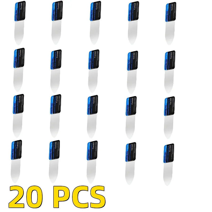 1-20Pcs Mobile Phone Curved LCD Screen Spudger Opening Pry Card Tools Ultra Thin Flexible Mobile Phone Disassemble Steel Metal