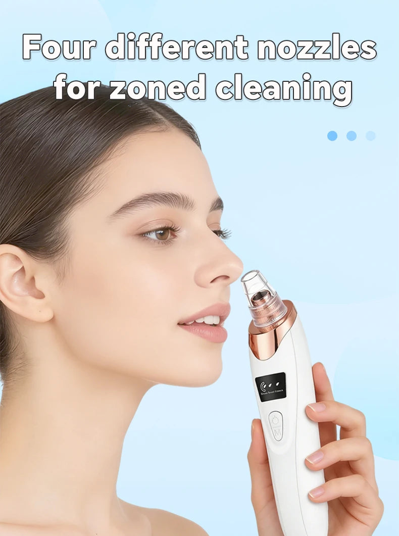 Blackhead Remover Pore Cleaner Black Dots Vacuum Cleaner Skin Pimple Acne Extractor Facial Cleaning Electric Black Head Removal.