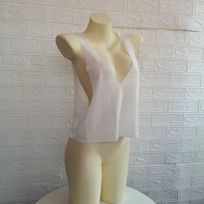 Women Sleeveless Sexy Side Hollow Out Tank Top Summer Loose Fit Crop Tees Gym Fitness Breathable Camisole Hot Girl Sporty Cloth