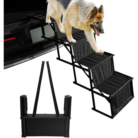 Portable Dog Car Ramp - Lightweight Folding Pet Steps